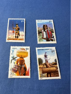 India 1981 Michel 867-870 Indische Stämme MNH - Unused Stamps