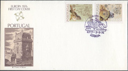 Portugal FDC2 1976 Y&T N°1291 à 1292 - Michel N°1311 à 1312 - EUROPA - FDC