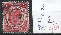 NYASSALAND 2 Oblitéré Côte 0.50 € - Nyassaland (1907-1953)