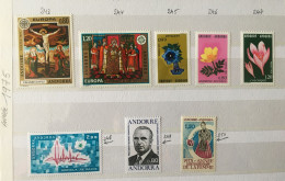 Andorre NEUF** : Année Complète 1975 (243 à 250) - Unused Stamps