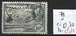 NYASSALAND 79 Oblitéré Côte 0.30 € - Nyasaland (1907-1953)