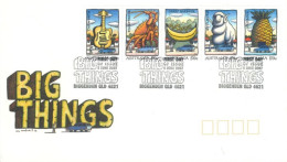 AUSTRALIA  : 2007, FDC STAMPS OF BIG THINGS. - Covers & Documents
