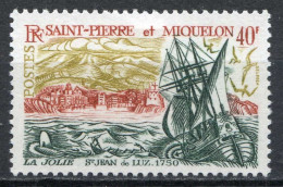Réf 085 > SAINT PIERRE Et MIQUELON < N° 396 * < Neuf Ch -- MH * --- > Bateaux à Voiles - Voilier - Unused Stamps