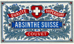 ALCOOLS - Absinthe Suisse COUVET - Alkohole & Spirituosen