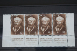 Israel 88 Postfrisch Viererblock Mit Tab #FN106 - Autres & Non Classés