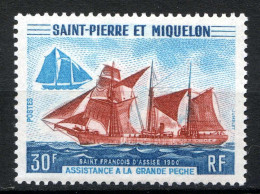 Réf 085 > SAINT PIERRE Et MIQUELON < N° 410 * < Neuf Ch -- MH * --- > Bateaux à Voiles - Voilier - Ungebraucht