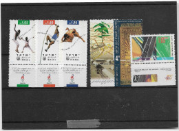 TIMBRE  ZEGEL STAMP  ISRAEL LE LOT 1332-34 35-39-41  XX - Autres & Non Classés