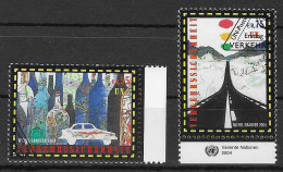 ONU, Nations-Unies, Vienne, Sécurité Routière 2004, Yv. 429/30 Oblitérés - Usati