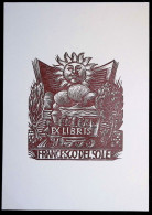 EX LIBRIS GIAN LUIGI UBOLDI Per FRANCESCO DEL SOLE L24-F01 - Exlibris