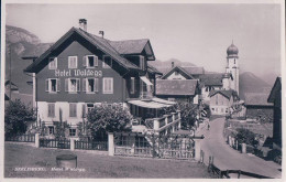 Seelisberg UR, Hotel Waldegg Et L'église (3421) Petit Pli D'angle - Seelisberg