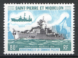 Réf 085 > SAINT PIERRE Et MIQUELON < N° 413 * < Neuf Ch -- MH * --- > Bateau De Peche Commandant Bourdais - Neufs