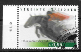 ONU, Nations-Unies, Vienne, Année Du Sport, Cheval, Equitation 2005, Yv. 452 Oblitéré - Gebruikt