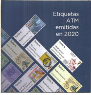 Spain 2020 - Postal Labels ATM Collection - Special Folder Mnh** - Viñetas De Franqueo [ATM]