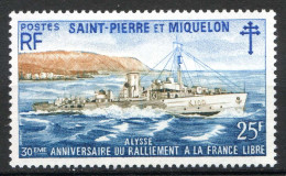 Réf 085 > SAINT PIERRE Et MIQUELON < N° 415 * < Neuf Ch -- MH * --- > Bateau Alysse - Ungebraucht