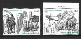 ONU, Nations-Unies, Vienne, Journée Mondiale De L'Alimentation 2005, Yv. 464/65 Oblitérés - Used Stamps