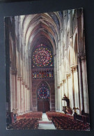 Cathédrale De Reims - La Nef Et Les Deux Roses De La Façade Ouest - Editions Gaud, Moisenay-le-Petit - Quadri, Vetrate E Statue