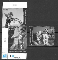 ONU, Nations-Unies, Vienne, Série Courante Sculptures 2008, Yv. 532 + 534/35 Oblitérés - Used Stamps