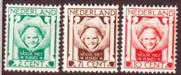 Olanda 1924 Unif. 159/61 **/MNH VF - Unused Stamps