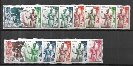 Grande Série Coloniale 75 è Anniversaire De L ' UPU Série Complète ** MNH - 1949 75e Anniversaire De L'UPU