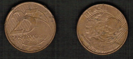 BRAZIL    25 CENTAVOS 2008 (KM # 650) #7696 - Brésil