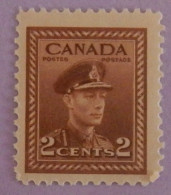 CANADA YT 206 NEUF** MNH "GEORGE VI" ANNÉES 1943/1948 - Unused Stamps