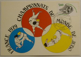 JUDO / SPORT - Championnat Du Monde - Carte Philatélique Cachet 1er Jour - Worstelen