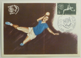 HAND BALL - Championnat Du Monde 1970 / Illustrateur Betemps : Joueur Avec Ballon - Carte Philatélique - Handbal