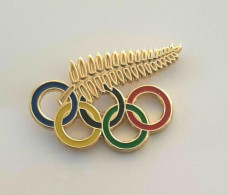@ Athens 2004 Olympic Games - New Zealand Undated NOC Pin - Olympic Games