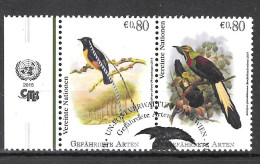 ONU, Nations-Unies, Vienne, Faune, Oiseaux 2015 Yv. 884/85 Oblitérés - Usados