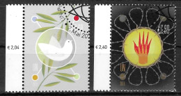 ONU, Nations-Unies, Vienne, Série Courante Paix Et Droits Humains 2015 Yv. 888/89 Oblitérés - Used Stamps