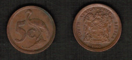 SOUTH AFRICA    5 CENTS 1990 (KM # 134) #7705 - South Africa