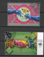 ONU, Nations-Unies, Vienne, Journée Internationale De La Paix 2017 Yv. 980/81 Oblitérés - Used Stamps
