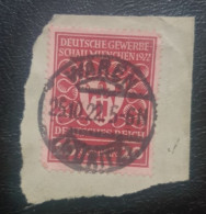 Germany 20MK Postmark Used Stamp 1922 Waren Cancel - Otros & Sin Clasificación