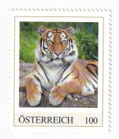 ÖSTERREICH - EXOTISCHE TIERE -TIGER ASIEN  - Personalisierte Briefmarke ** Postfrisch - Francobolli Personalizzati