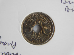 France 5 Centimes 1922 Lindauer Petit Module Poissy (183) - 5 Centimes