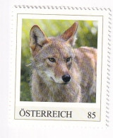 ÖSTERREICH - EXOTISCHE TIERE - KOJOTE Amerika  - Personalisierte Briefmarke ** Postfrisch - Persoonlijke Postzegels