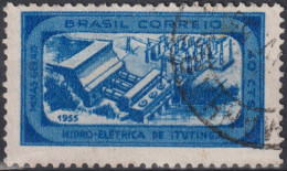 1955 Brasilien ° Mi:BR 873, Sn:BR 816, Yt:BR 598, Itutinga Hydroelectric Plant At Lavras - Gebruikt