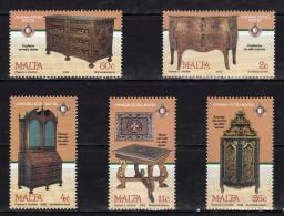 Malta - 2002 Antique Maltese Furniture.Commode/Bureau/Centre Table/Corner Cupboard/Chest Of Drawers. MNH** - Malta