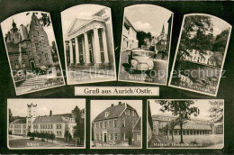 73694671 Aurich Ostfriesland Ostfriesische Landschaft Kirche Hafenstrasse Stadtg - Aurich