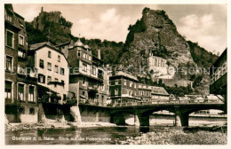 73694540 Oberstein Nahe Partie An Der Nahe Blick Auf Die Felsenkirche Oberstein  - Idar Oberstein