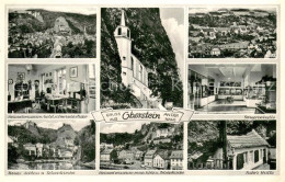 73694537 Oberstein Nahe Stadtpanorama Heimatmuseum Schloss Felsenkirche Gewerbeh - Idar Oberstein