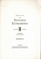 Revista De Estudios Extremeños. Año 1999. Tomo LV. No. II. Separata. Apuntes Sobre Aluminosis - Unclassified