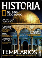 Revista Historia National Geographic Nº 105. Templarios. La Cuna De La Civilización. Creta. Guerras Cántabras - Unclassified