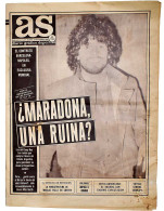 Diario AS No. 5277. 28 Septiembre 1984. ¿Maradona, Una Ruina? - Unclassified