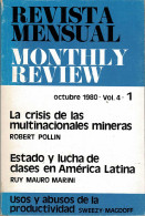 Revista Mensual Monthly Review Vol. 4. No. 1. Octubre 1980 - Unclassified