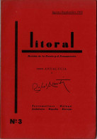 Litoral No. 3. 1968. Desde Andalucía A Rafael Alberti - Non Classés