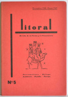 Litoral No. 5. 1968-1969. Revista De La Poesía Y El Pensamiento - Non Classés
