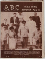 Periódico ABC 5 Marzo 1963. Pérez Godoy Abandona Palacio - Unclassified