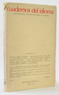 Cuadernos Del Idioma. Revista De Cultura Y Pensamiento. Año I Nº 4 - Unclassified