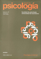 Anuario De Psicología Nº 32. 2001 - Sin Clasificación